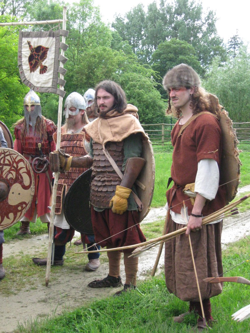 les guerriers se préparent au combat