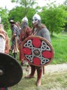 les guerriers se préparent au combat