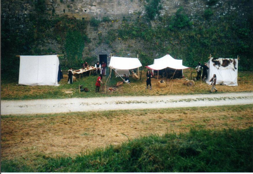 Le campement au matin