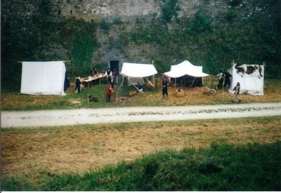 Le campement au matin