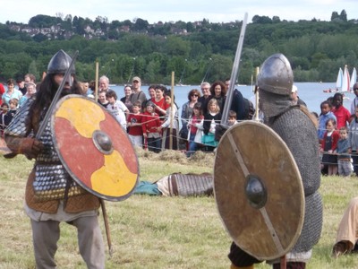 Aed et Ditter sur le champ de bataille