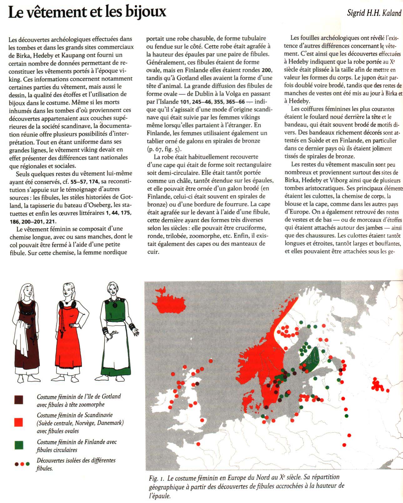 Le costume féminin en Scandinavie