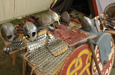 Présentation de l'armement des vikings