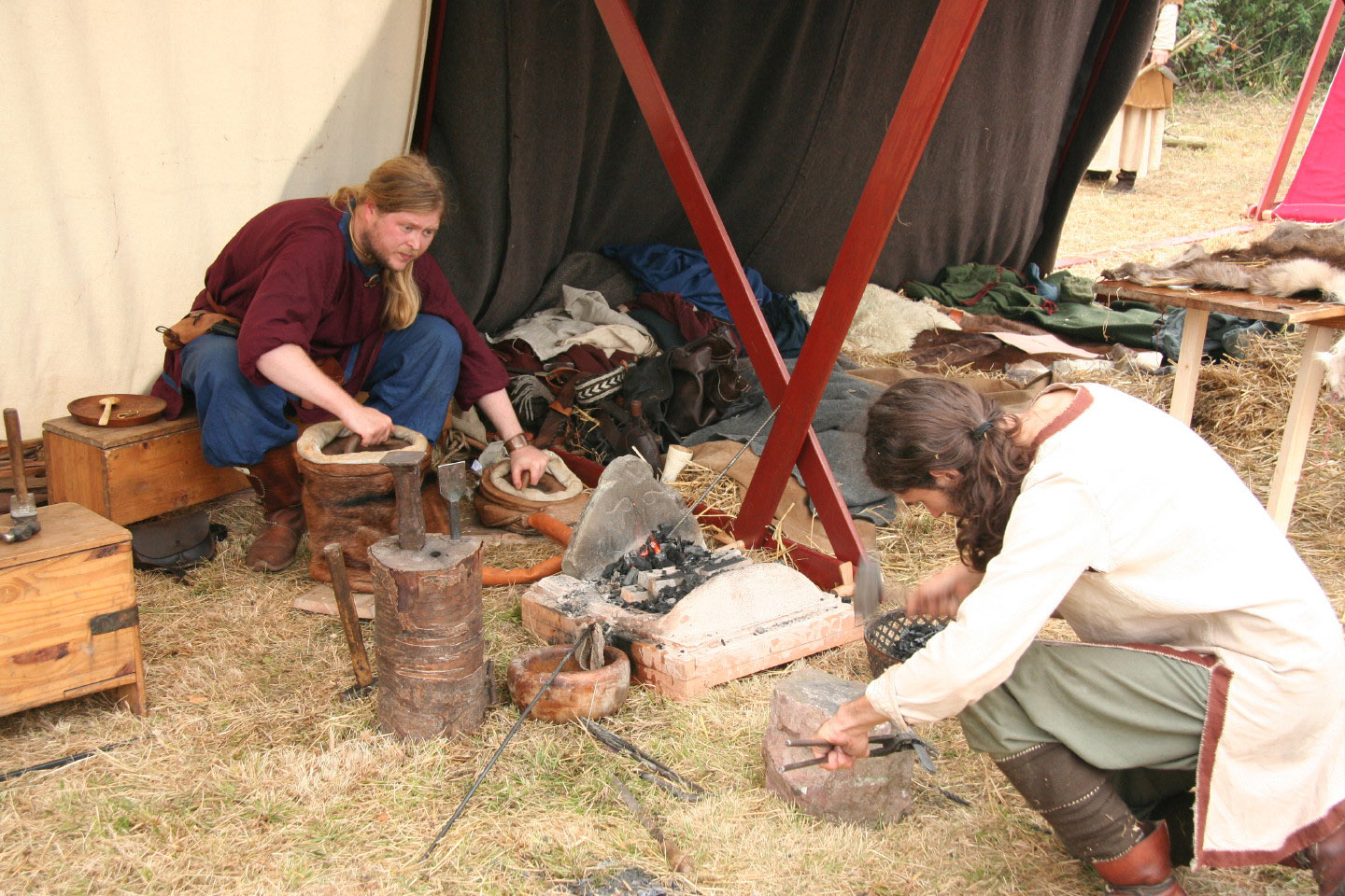 La forge portative de la Branche Rouge 